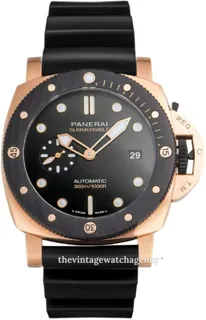 Panerai Submersible PAM02070 Goldtech Black