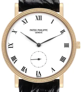 Patek Philippe Calatrava 3919 Yellow gold White