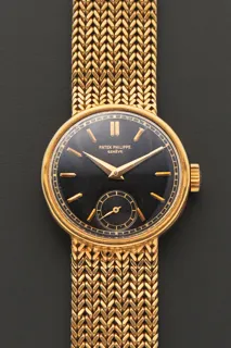 Patek Philippe Calatrava 96 18k yellow gold Black