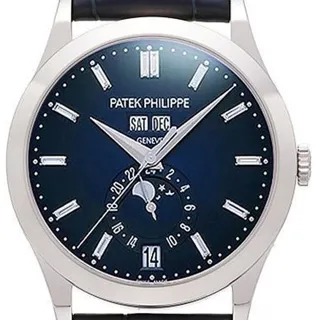 Patek Philippe Complications 5396G-017 38.5mm White gold Blue