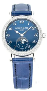 Patek Philippe Moonphase 7121/200G-001 33mm White gold Blue