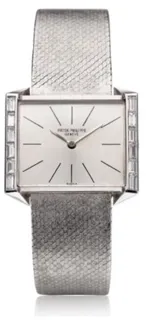 Patek Philippe Vintage 3506/2 29.5mm White gold Silver