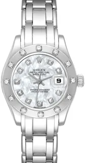 Rolex Masterpiece Pearlmaster 80319 White gold White