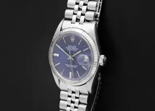 Rolex Datejust 1601 White gold and Stainless steel Blue