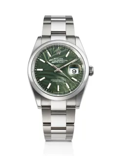 Rolex Datejust 36 126200 Stainless steel Green