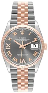 Rolex Datejust 36 126231-0023 Oystersteel and Everose gold Gray