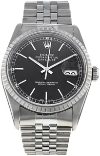 Rolex Datejust 36 16220 Stainless steel Black