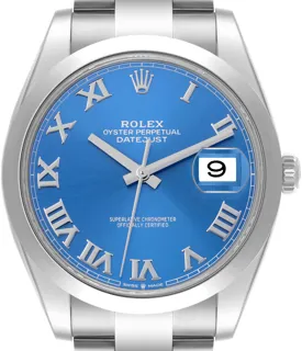 Rolex Datejust 41 126300 Stainless steel Blue