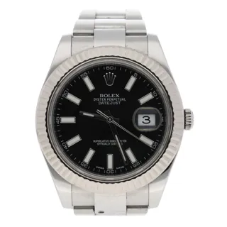 Rolex Datejust II 116334 Stainless steel Black