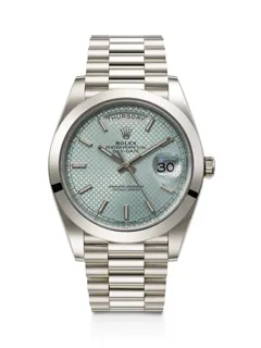 Rolex Day-Date 40 228206 Platinum Ice blue