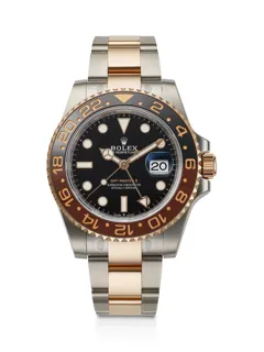 Rolex GMT-Master II 126711CHNR Rose gold and Stainless steel Black