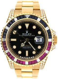 Rolex GMT-Master II SARU 126755SARU Rose gold Black