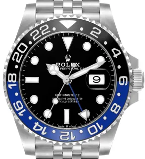 Rolex GMT-Master II Batgirl 126710BLNR Stainless steel Black