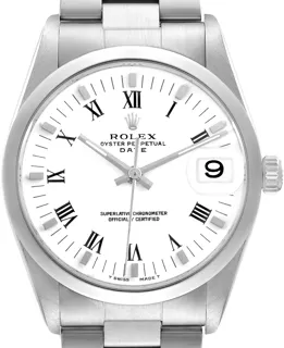 Rolex Oyster Perpetual Date 15200 Stainless steel White