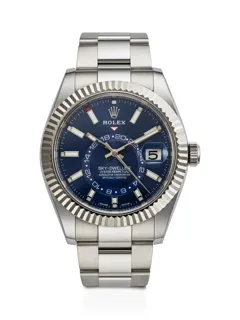 Rolex Sky-Dweller 326934 White gold and Stainless steel Blue