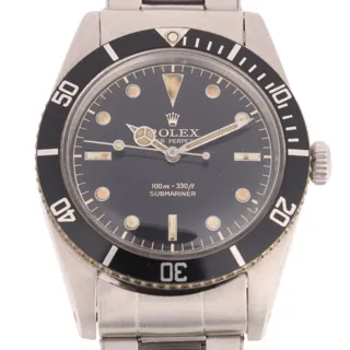 Rolex Submariner 5508 37mm Stainless steel Black