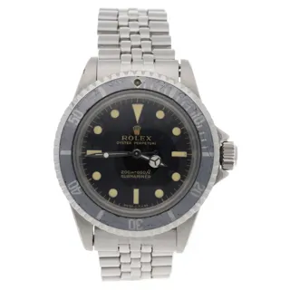 Rolex Submariner 5513 40mm Stainless steel Black