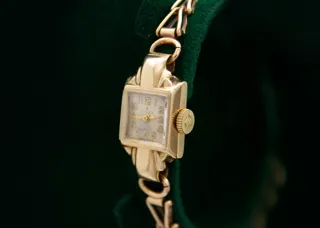 Rolex 9ct Gold Silver