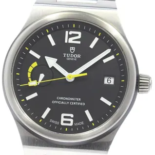 Tudor North Flag 9121/0 40mm Stainless steel Black