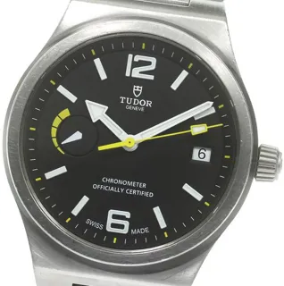 Tudor North Flag 91210N 40mm Stainless steel Black