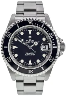 Tudor Submariner 79190 Stainless steel Black