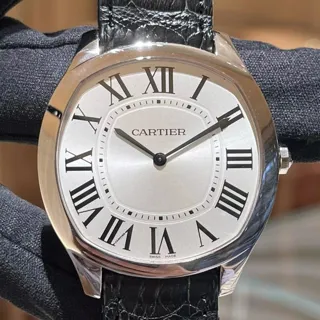 Cartier Drive de Cartier WGNM0007 39mm White gold Silver