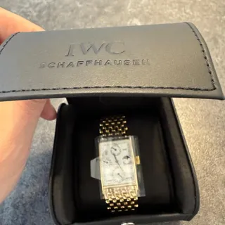 IWC Novecento IW3545 27mm Yellow gold White