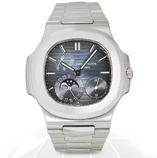 Patek Philippe Nautilus Moonphase 5712/1A-001 40mm Stainless steel Blue