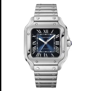 Cartier Santos de Cartier WSSA0071 Stainless steel Blue