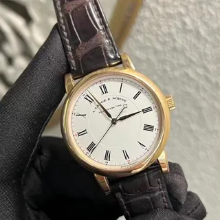 A. Lange & Söhne Richard Lange 232.032 40.5mm Rose gold Silver