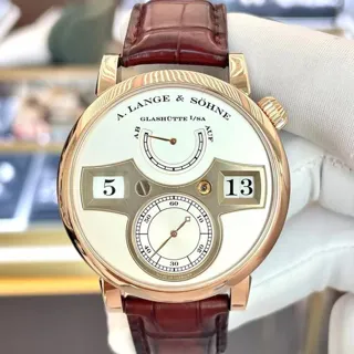 A. Lange & Söhne Zeitwerk 140.032 42mm Rose gold Silver