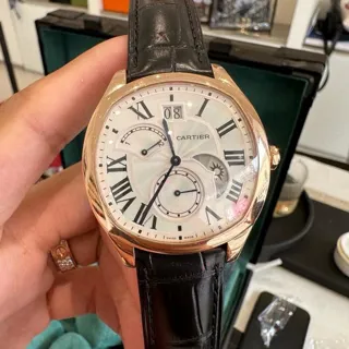 Cartier Drive de Cartier WGNM0005 40mm Rose gold Silver