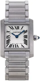 Cartier Tank Française W51008Q3 Stainless steel Silver