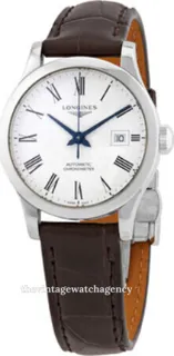 Longines Record L2.321.4.11.2 Stainless steel white