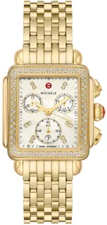 Michele Deco MWW06A000777 Yellow gold White