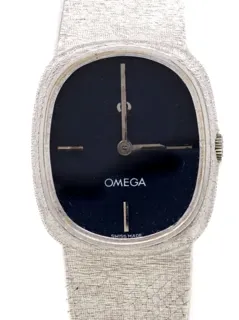 Omega 18k white gold Black