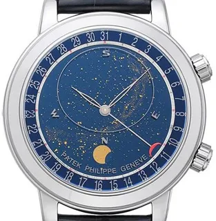 Patek Philippe Celestial 6102P-001 44mm Platinum Blue