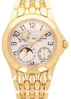 Patek Philippe Neptune 5085J 37mm Yellow gold Silver