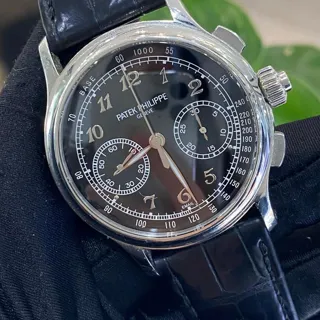 Patek Philippe Split-Seconds Chronograph 5370P-001 41mm Platinum Black