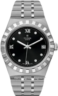 Tudor Royal M28400-0004 Stainless steel Black