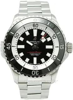 Breitling Superocean A17378211B1A1 Stainless steel Black