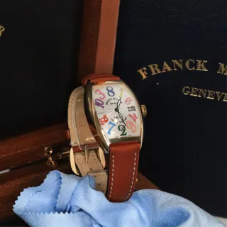 Franck Muller Color Dreams 5850 CH 18k yellow gold Silver