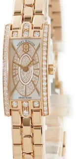 Harry Winston Avenue AVCQHM16RR046 32.5mm Rose gold White