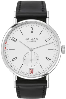 NOMOS Tangente 135 Stainless steel White$Silver plated