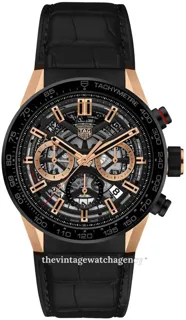 TAG Heuer Carrera CBG2050.FC6426 Yellow gold and Stainless steel black