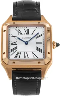 Cartier Santos Dumont WGSA0021 Rose gold Silver