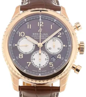 Breitling Aviator 8 RB0117131Q1P1 Red gold Brown