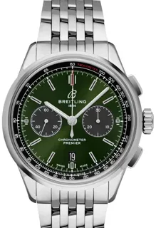 Breitling for Bentley AB0118A11L1A1 42mm Stainless steel Green