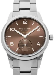 NOMOS Club 759 Stainless steel Brown