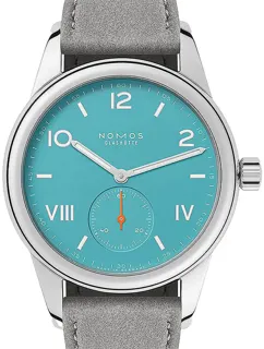 NOMOS Club 724 Stainless steel Blue